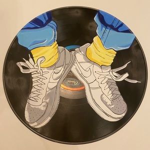 Hand painted shoe records